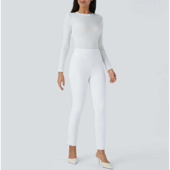 New HALARA 7/8 Flex™ High Waisted Back Side Pocket Tapered Work Pants Size M - Picture 8 of 8